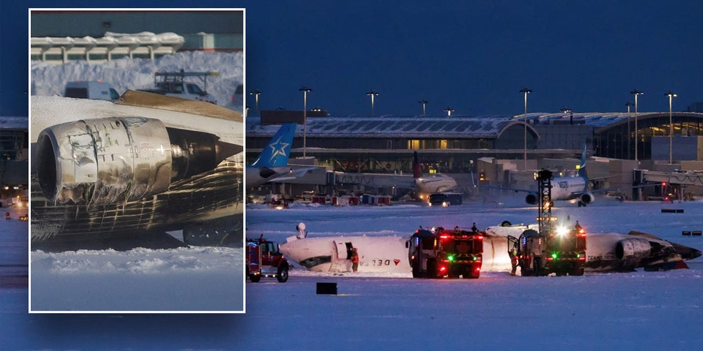 Toronto plane crash: Audio shows officials reacting to ‘upside down and burning’ Delta jet on tarmac