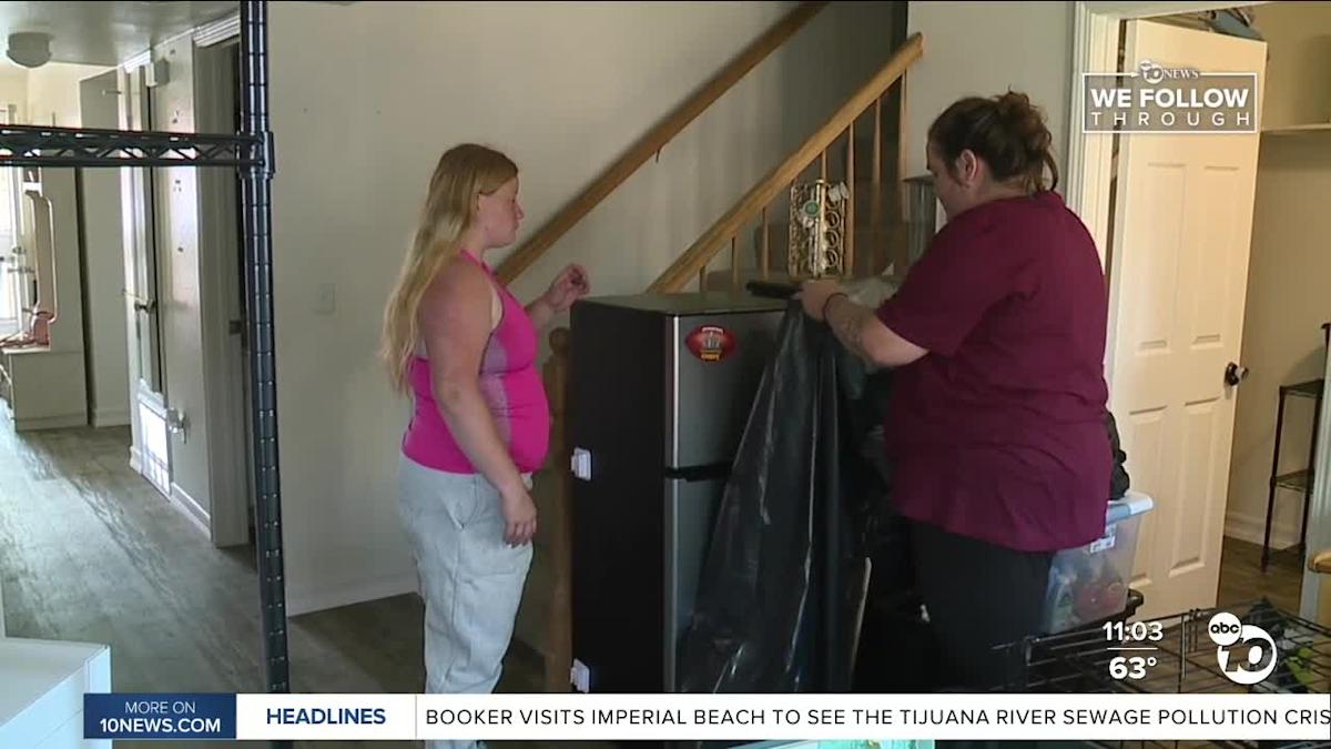 Family returns to their home a week after plane crash