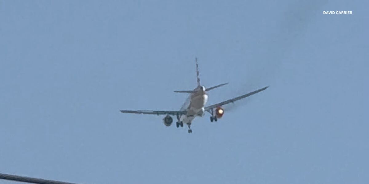 Plane with smoking engine forced to land shortly after taking off from Las Vegas airport