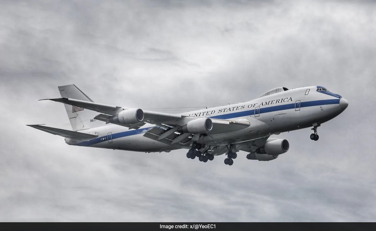 What Is ‘Doomsday Plane’ Spotted In US Skies Amid Iran-Israel Conflict