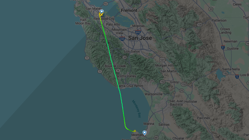 Flight tracking shows plane’s path leading to deadly crash off Pacific Grove coast
