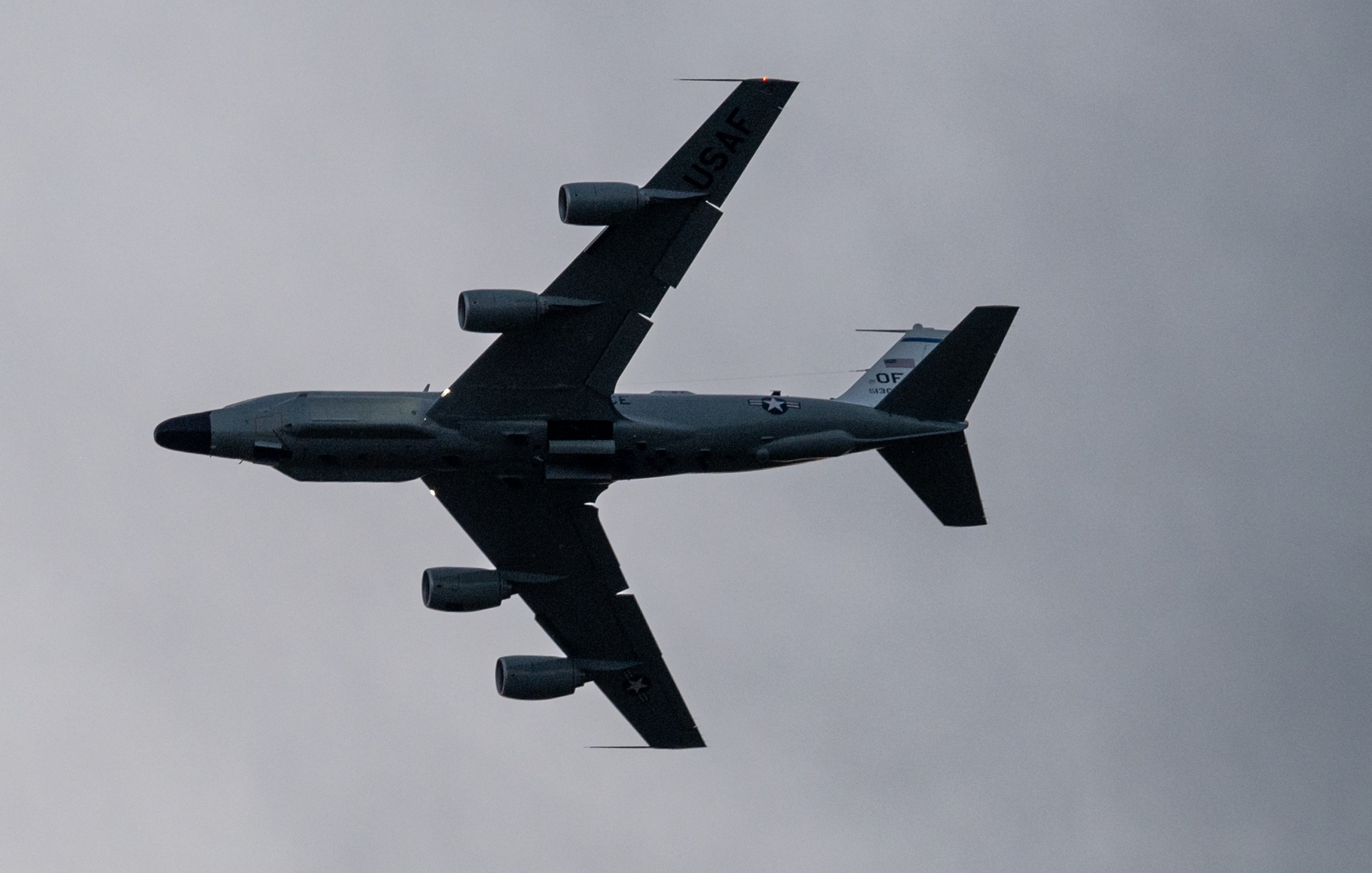 U.S. Air Force spy plane tracked off Russia’s northern coast