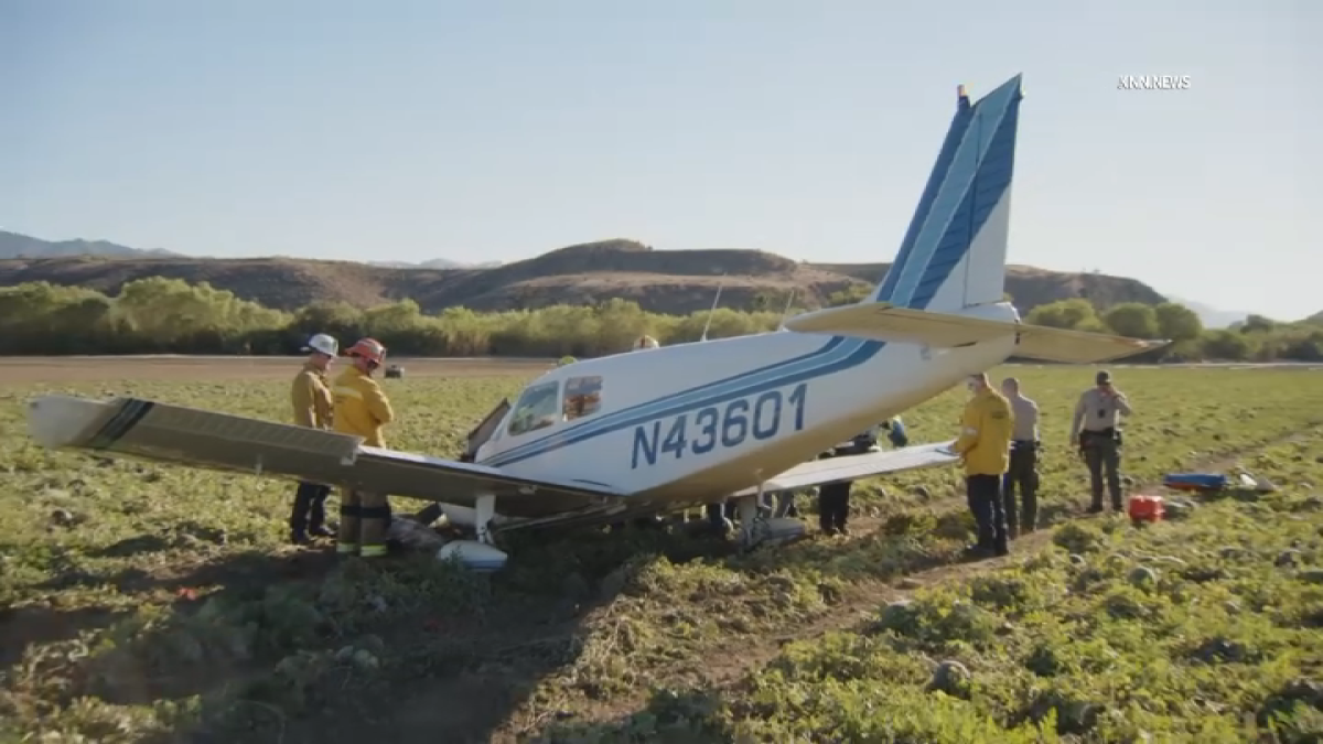 Small plane has engine failure; pilot lands in Valencia watermelon field