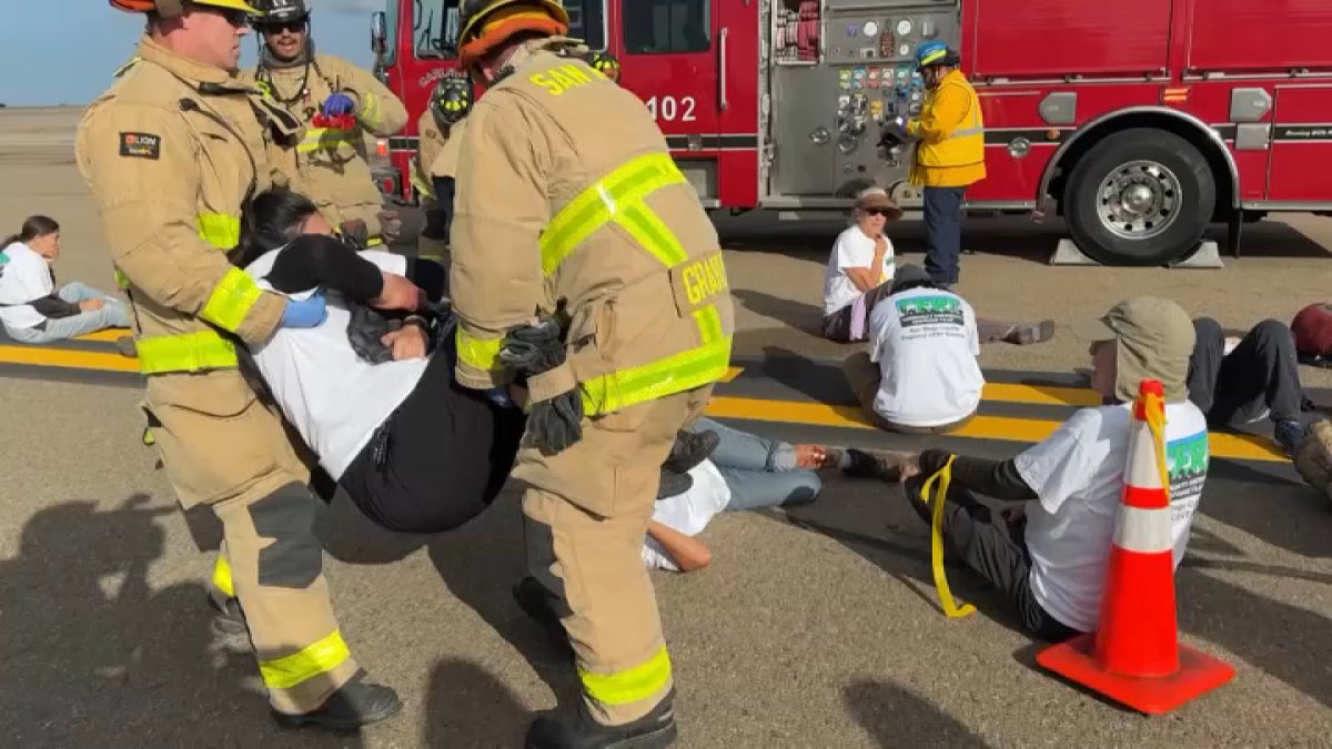 First responders recreate plane crash to train for emergencies in San Diego County