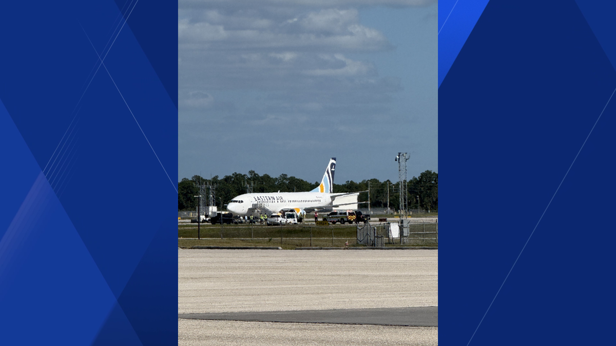Crews respond to charter flight that went off the runway at Southwest Florida International Airport